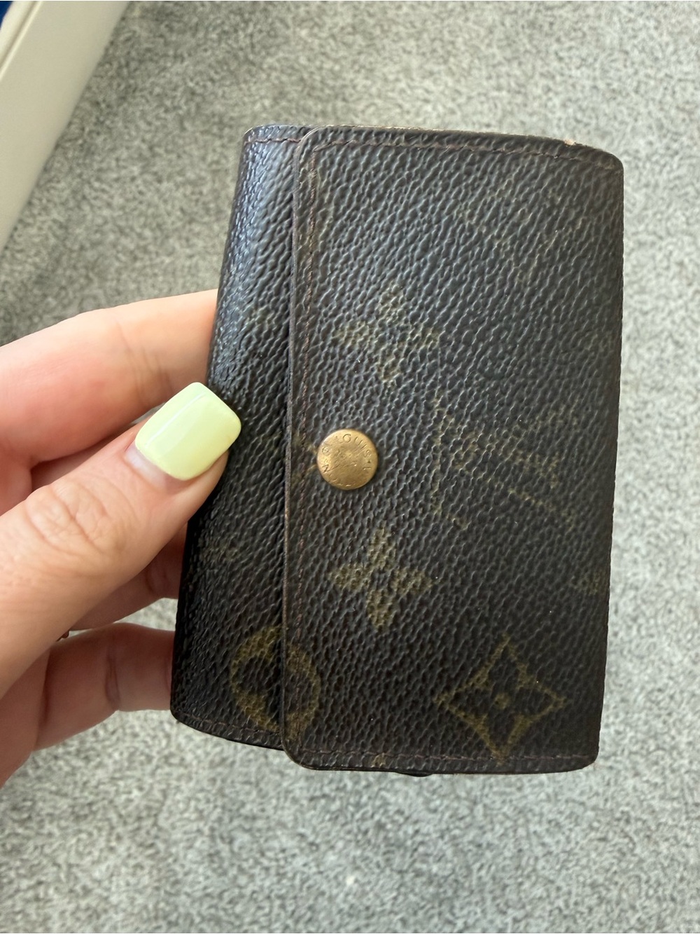 Louis Vuitton LV Monogram Canvas Key Holder - Brown